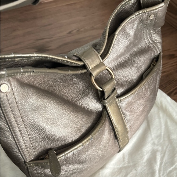 Cole Haan Metallic Hobo Shoulder Bag - Picture 9 of 14